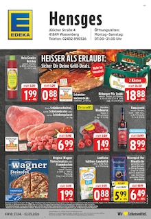 Bier im EDEKA Prospekt "Aktuelle Angebote" mit 24 Seiten (Hückelhoven)