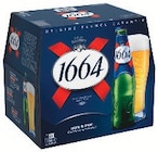 Bière Blonde 5.5° - 1664 en promo chez Super U Brest à 3,80 €