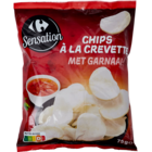 Chips à la crevette - CARREFOUR SENSATION en promo chez Carrefour Villeurbanne à 1,25 €