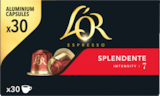 CAPSULES DE CAFÉ SPLENDENTE L'OR ESPRESSO - L OR - Auchan Hypermarché à Draveil CAPSULES DE CAFÉ SPLENDENTE L'OR ESPRESSO - L OR en promo chez Auchan Hypermarché Draveil à 9,35 €