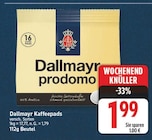 Kaffeepads von Dallmayr für 1,99 € bei E center im Angebot Kaffeepads von Dallmayr im aktuellen E center Prospekt