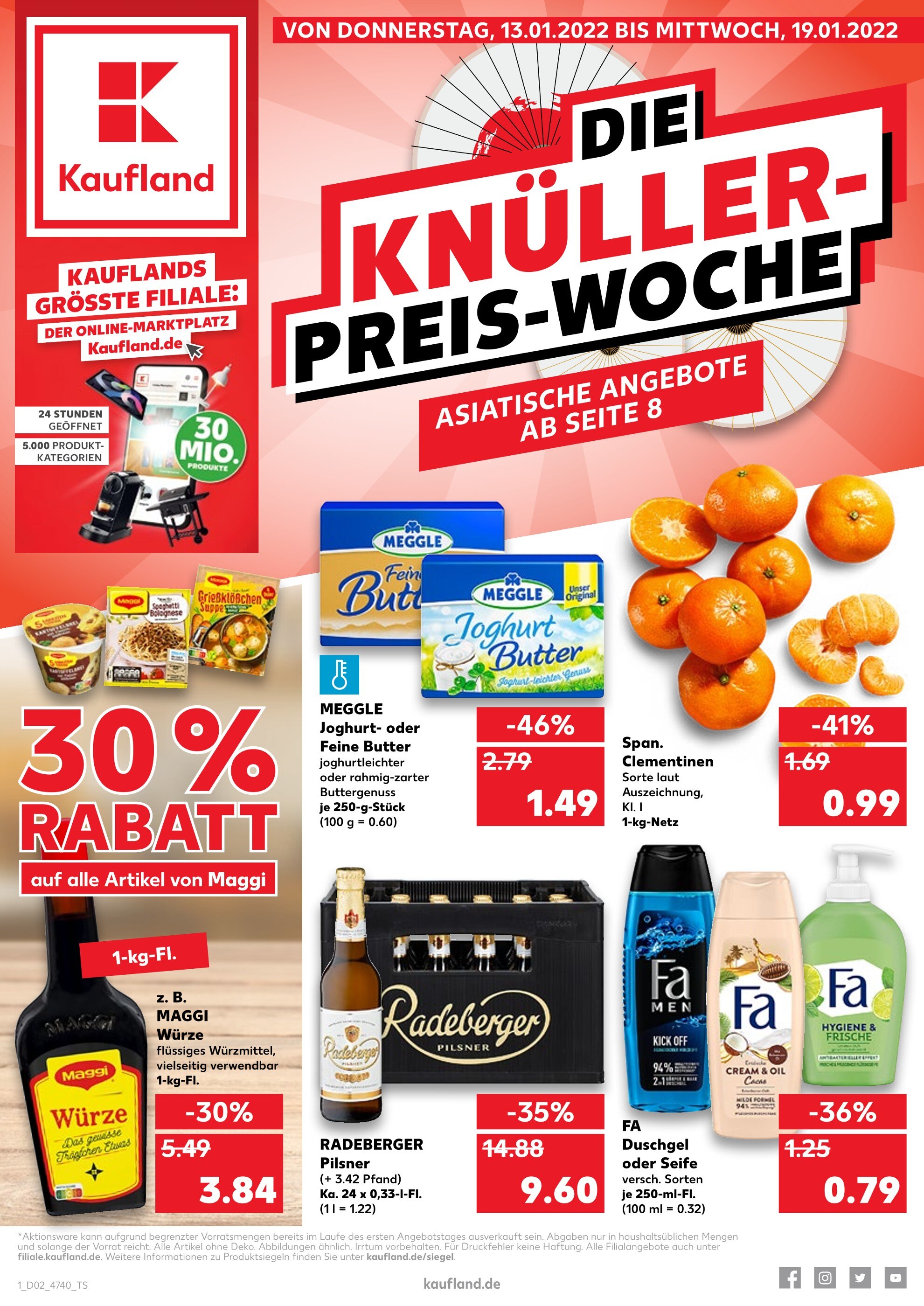 Kaufland Prospekt für Hannover mit 40 Seiten Kaufland Prospekt für Hannover: "Top Angebote", 40 Seiten, 13.01.2022 - 19.01.2022