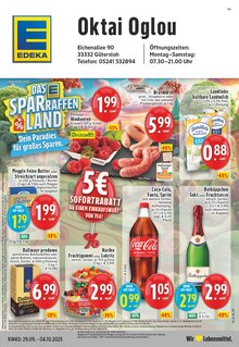 Aktueller EDEKA Prospekt "Aktuelle Angebote" Seite 1 von 24 Seiten für Gütersloh