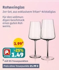 Rotweinglas im Penny Prospekt Rotweinglas von Schott Zwiesel im aktuellen Penny Prospekt für 1,49 €