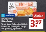 Rösti-Toast von Alpen Schmaus im aktuellen ALDI SÜD Prospekt für 3,59 €