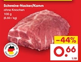 Schweine-Nacken/Kamm bei Netto Marken-Discount im Prospekt "" für 0,66 €