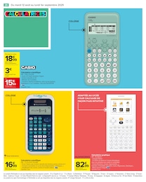 Offre Calculatrice Scientifique dans le catalogue Carrefour du moment à la page 28