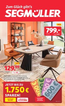 Aktueller Segmüller Pulheim Prospekt Segmüller Pulheim Prospekt "Zum Glück gibt’s Segmüller - Jetzt bis zu 1750 € sparen" mit 28 Seiten