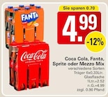 Coca Cola, Fanta, Sprite oder Mezzo Mix Angebote bei WEZ Espelkamp für 4,99 €