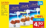 Schokolade im Netto Marken-Discount Prospekt Maitre Chocolatier von Lindt im aktuellen Netto Marken-Discount Prospekt für 4,50 €