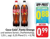 EDEKA - Coca-Cola Angebot im Prospekt Coca-Cola bei EDEKA im Prospekt "" für 0,88 €