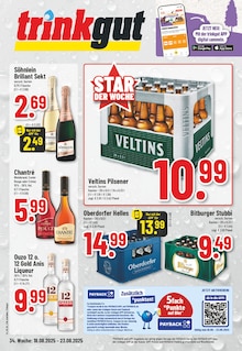 Veltins im EDEKA Prospekt "Aktuelle Angebote" mit 24 Seiten (Hückelhoven)
