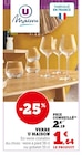 Verre à pied - U Maison en promo chez Super U Six-Fours-les-Plages à 1,64 €