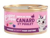 LE 2ÈME À -40% SUR TOUTES LES PÂTÉES CHATS Edgard Cooper - Edgard Cooper à 1,27 € dans le catalogue Animalis