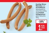 Aktuelles Knackige Wiener Würstchen mit Kalbfleisch Angebot bei Marktkauf in Heilbronn ab 1,11 €