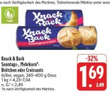 Aktuelles Sonntags-Brötchen Angebot bei E center in Nürnberg ab 1,69 €