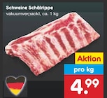 Aktuelles Schweine Schälrippe Angebot bei Netto Marken-Discount in Erfurt ab 4,99 €