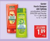 Fructis Shampoo im Angebot bei Marktkauf in Bautzen Fructis Shampoo Angebote von Garnier bei Marktkauf Bautzen für 1,89 €