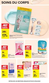 Promos Epilation dans le catalogue "TOUTES EN BEAUTÉ" de Carrefour Epilation en promo dans le catalogue Carrefour à la page 46