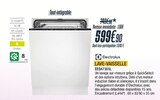 Lave-vaisselle - ELECTROLUX - Proxi Confort à Bordeaux Lave-vaisselle - ELECTROLUX en promo chez Proxi Confort Bordeaux à 599,90 €