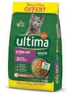 Croquettes pour chat adulte stérilisé - ULTIMA dans le catalogue Hyper U