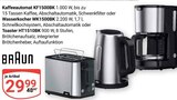 Kaffeeautomat KF1500BK im Angebot bei GLOBUS in Plauen Kaffeeautomat KF1500BK Angebote von Braun bei GLOBUS Plauen für 29,99 €