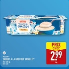 Yaourt à la Grecque Vanille - MILSANI en promo chez Aldi Yaourt à la Grecque Vanille - MILSANI dans le catalogue Aldi