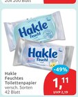 Hakle Feuchtes Toilettenpapier von Hakle für 1,11 € bei budni im Angebot Hakle Feuchtes Toilettenpapier von Hakle im aktuellen budni Prospekt