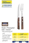 Steak-/Pizzagabel oder -messer von Tramontina Churrasco im aktuellen METRO Prospekt für 2,01 €