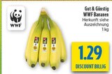 Gut & Günstig Bananen Angebote von WWF bei diska Hof für 1,29 €