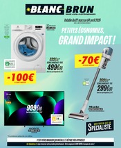 Aspirateur Angebote im Prospekt "PETITES ÉCONOMIES GRAND IMPACT !" von Blanc Brun Aspirateur Angebote im Prospekt "PETITES ÉCONOMIES GRAND IMPACT !" von Blanc Brun auf Seite 1
