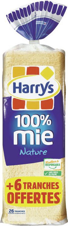 Harry's - HARRYS dans le catalogue Géant Casino 100% Mie Nature - HARRYS à 1,39 € en promo chez Géant Casino