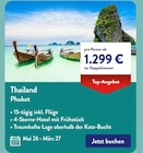 Thailand Phuket im aktuellen ALDI SÜD Prospekt für 1.299,00 €
