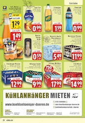 Wasser im EDEKA Prospekt in Düren Aktueller EDEKA Prospekt mit Wasser, "Aktuelle Angebote", Seite 22