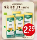 Aktuelles KRÄUTERTEES IM BEUTEL Angebot bei Erdkorn Biomarkt in Hamburg ab 2,29 €