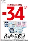 -34% REMISE IMMÉDIATE SUR LES YAOURTS LE PETIT BASQUE à Intermarché Hyper dans Laurabuc -34% REMISE IMMÉDIATE SUR LES YAOURTS LE PETIT BASQUE à Intermarché Hyper dans Laurabuc