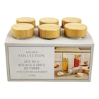 6 pot a epices couvercle bambou en promo chez B&M 6 pot a epices couvercle bambou dans le catalogue B&M