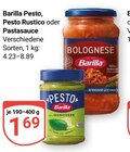 Pesto Angebote von Barilla bei GLOBUS Oberhausen für 1,69 €