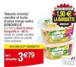 Taboulé oriental menthe et huile d’olive vierge extra - BONDUELLE en promo chez Cora Rennes à 3,79 €