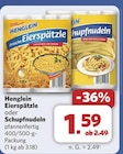 Eierspätzle von Henglein für 1,59 € bei combi im Angebot Eierspätzle von Henglein im aktuellen combi Prospekt