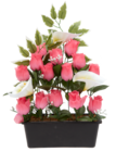 Jardinière roses et arums 20 têtes en promo chez Gifi Jardinière roses et arums 20 têtes dans le catalogue Gifi