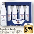 Sprudel im Angebot bei EDEKA in Saarbrücken Sprudel Angebote von Gerolsteiner bei EDEKA Saarbrücken für 5,99 €