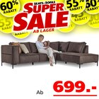 Aktuelles Aspen Ecksofa Angebot bei Seats and Sofas in Wuppertal ab 699,00 €