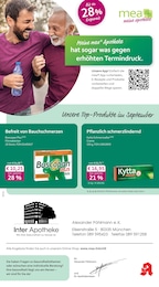 mea - meine apotheke Prospekt für München mit 4 Seiten mea - meine apotheke Prospekt für München: "Unsere September-Angebote", 4 Seiten, 01.09.2025 - 30.09.2025