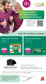 Aktueller mea - meine apotheke Prospekt "Unsere September-Angebote" Seite 1 von 4 Seiten für München