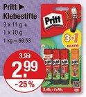 Klebestift im V-Markt Prospekt Klebestifte von Pritt im aktuellen V-Markt Prospekt für 2,99 €