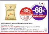 Chips saveur moutarde et miel - Rubio dans le catalogue Monoprix