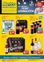 Netto Marken-Discount Prospekt für Buttstädt: "DER ORT, AN DEM DU IMMER AUSGEZEICHNETE PREISE FINDEST.", 6 Seiten, 22.12.2025 - 27.12.2025