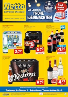 Netto Marken-Discount Prospekt "DER ORT, AN DEM DU IMMER AUSGEZEICHNETE PREISE FINDEST." mit  Seiten (Bad Sulza)