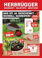 Aktueller Herbrügger Baumärkte Prospekt in Unna und Umgebung, "BAUMARKT BAUSTOFFE BERATUNG" mit 16 Seiten, 28.02.2026 - 07.03.2026